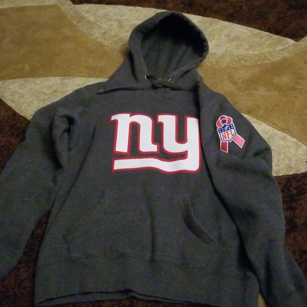NY Giants NFL  hoodie breast cancer awareness